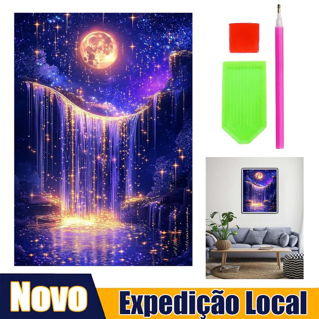30*40cm roxo estrela pintura diamante conjunto 5D diamante arte cheia de diamantes tridimensional ornamentos decorativos
