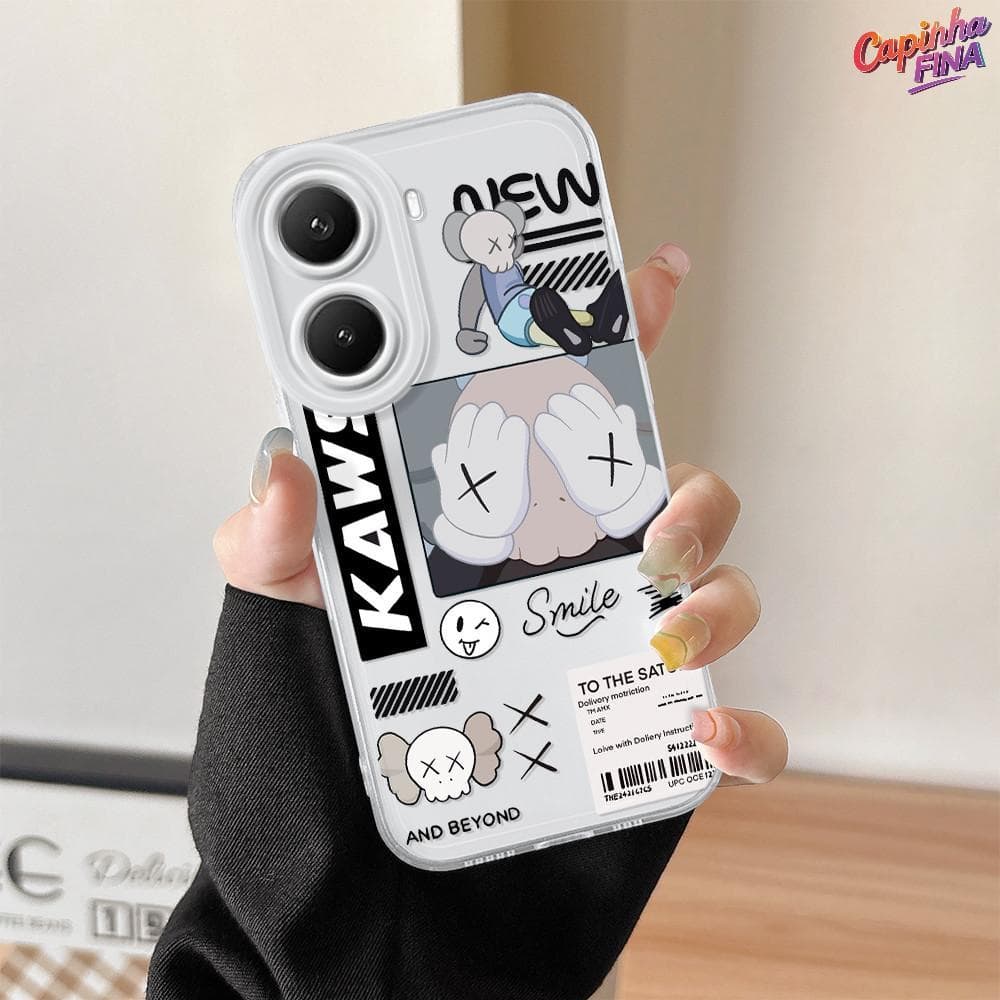 Capa Para Xiaomi Poco X7 Pro 5G Capinha De Celular Macio Silicone Transparente Soft Case 0009 TSY