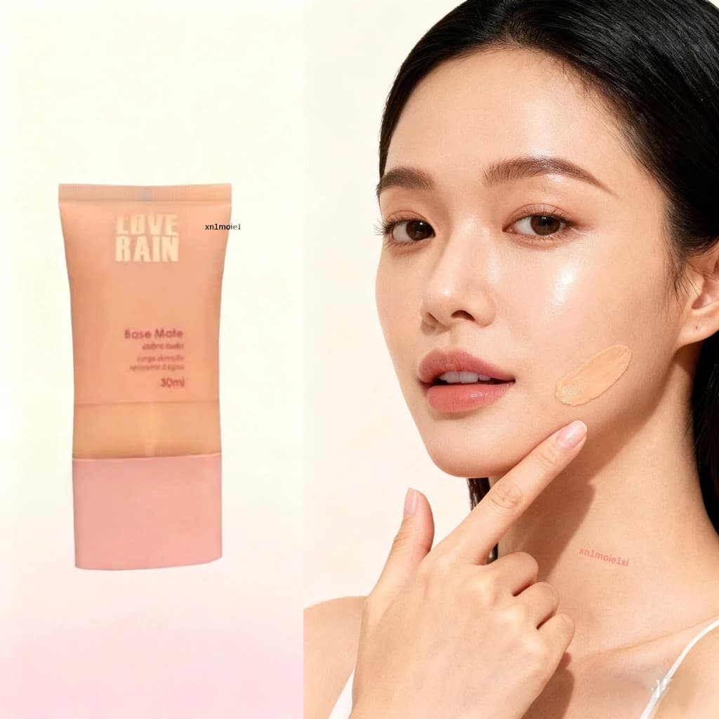 BASE LIQUIDA MATE ALTA COBERTURA, LONGA DURACAO LOVE RAIN