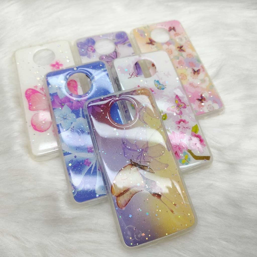 Capa Capinha de Celular Colorida brilho Para Motorola Moto G5s