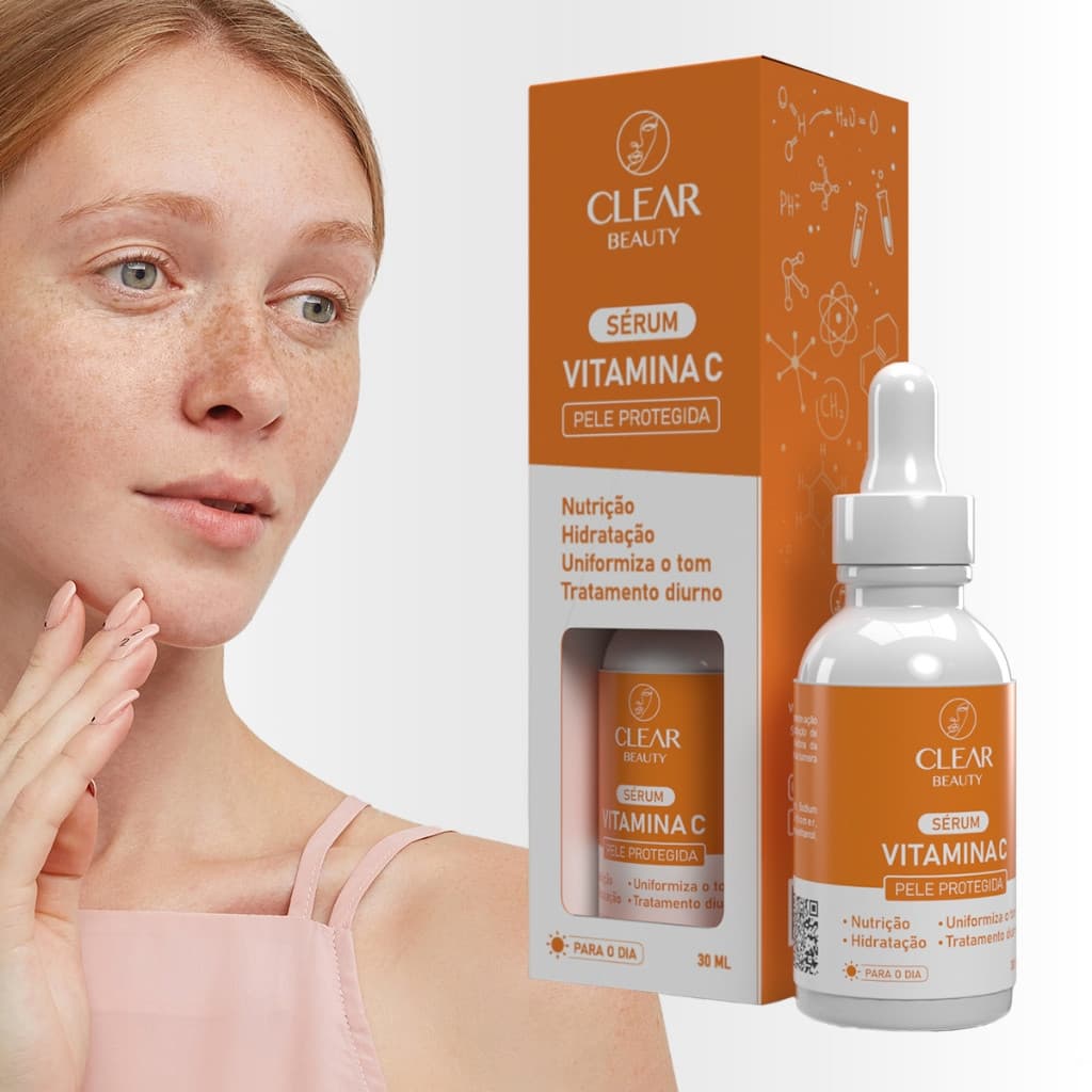 Sérum Facial Vitamina C Skin Care - Clear Beauty