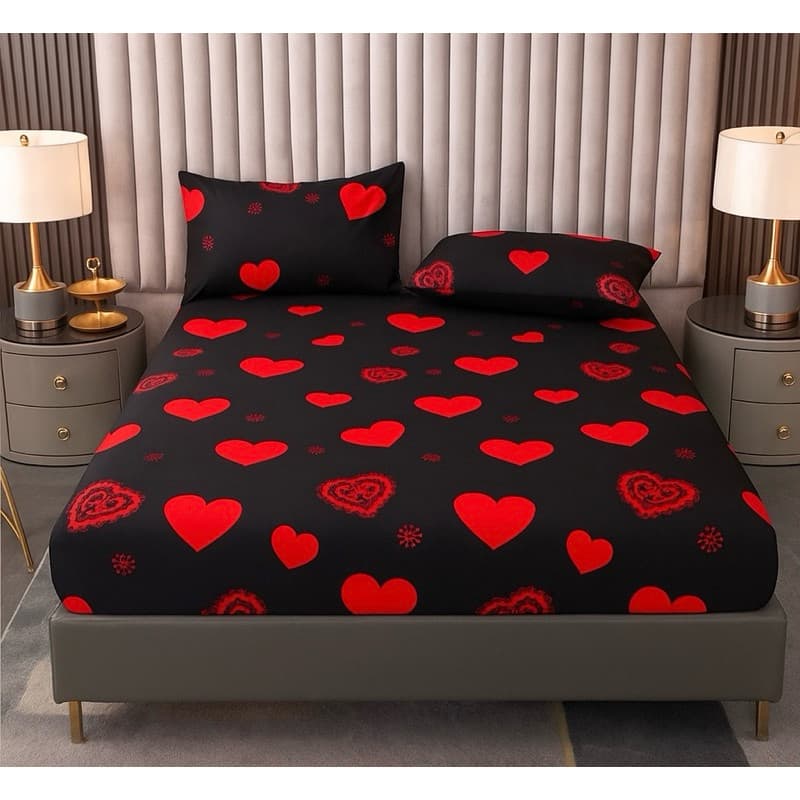 Jogo de Lençol Cama Casal 3 Peças/Solteiro 2 Peças Microfibra Estampada premium