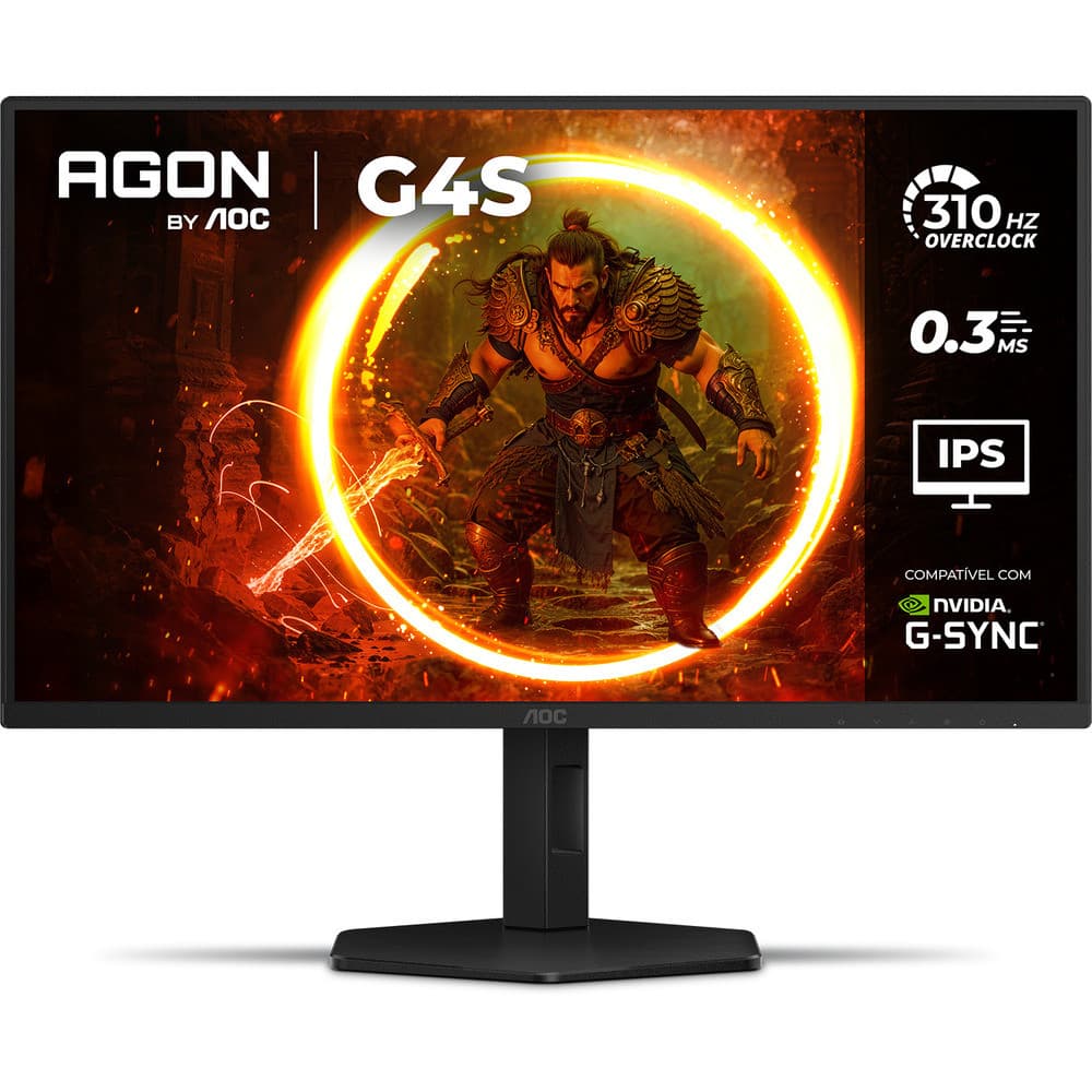 Monitor Gamer AOC AGON G4S 25" 310Hz 0.3ms HDR400 IPS Base Ajustável 25G4S/P