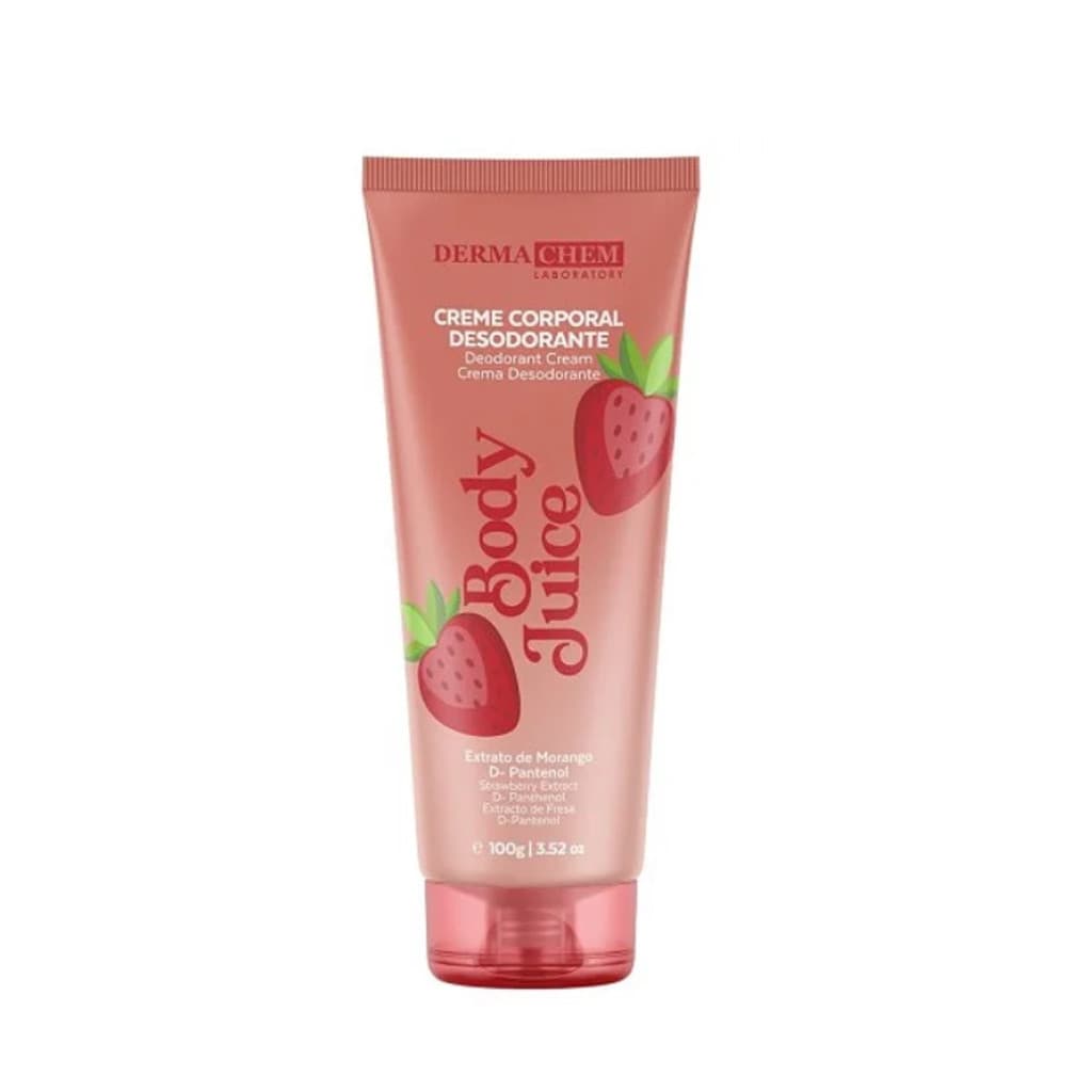 Creme Corporal Desodorante Morango – Dermachem 100g