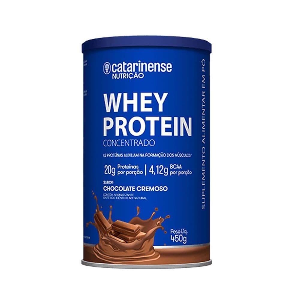 Whey Protein Concentrado - 450g Chocolate - Catarinense Nutrição