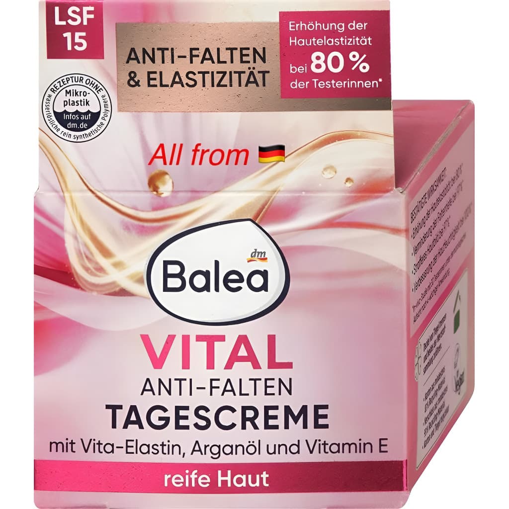 Balea Vital - Anti-falten Tagescreme - Anti-idade Fps 15