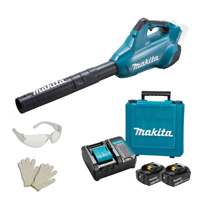 Soprador Profissional Makita DUB362Z 36V Motor BL 2 Baterias 6Ah Carregador Completo