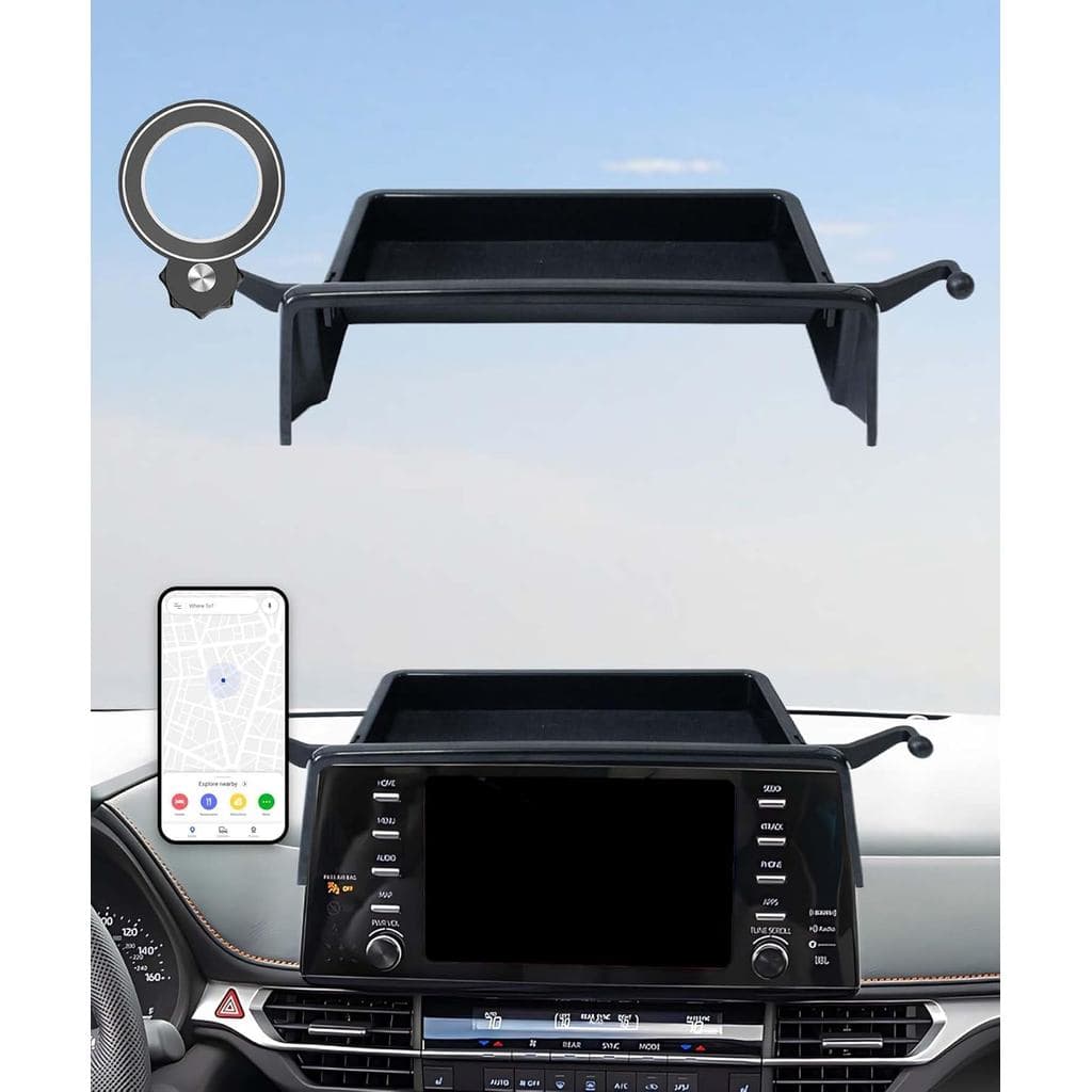Suporte para telemóvel para carro, para Toyota Sienna 2021-2024. Acessório compatível com ecrãs de 9 polegadas. Fixação 