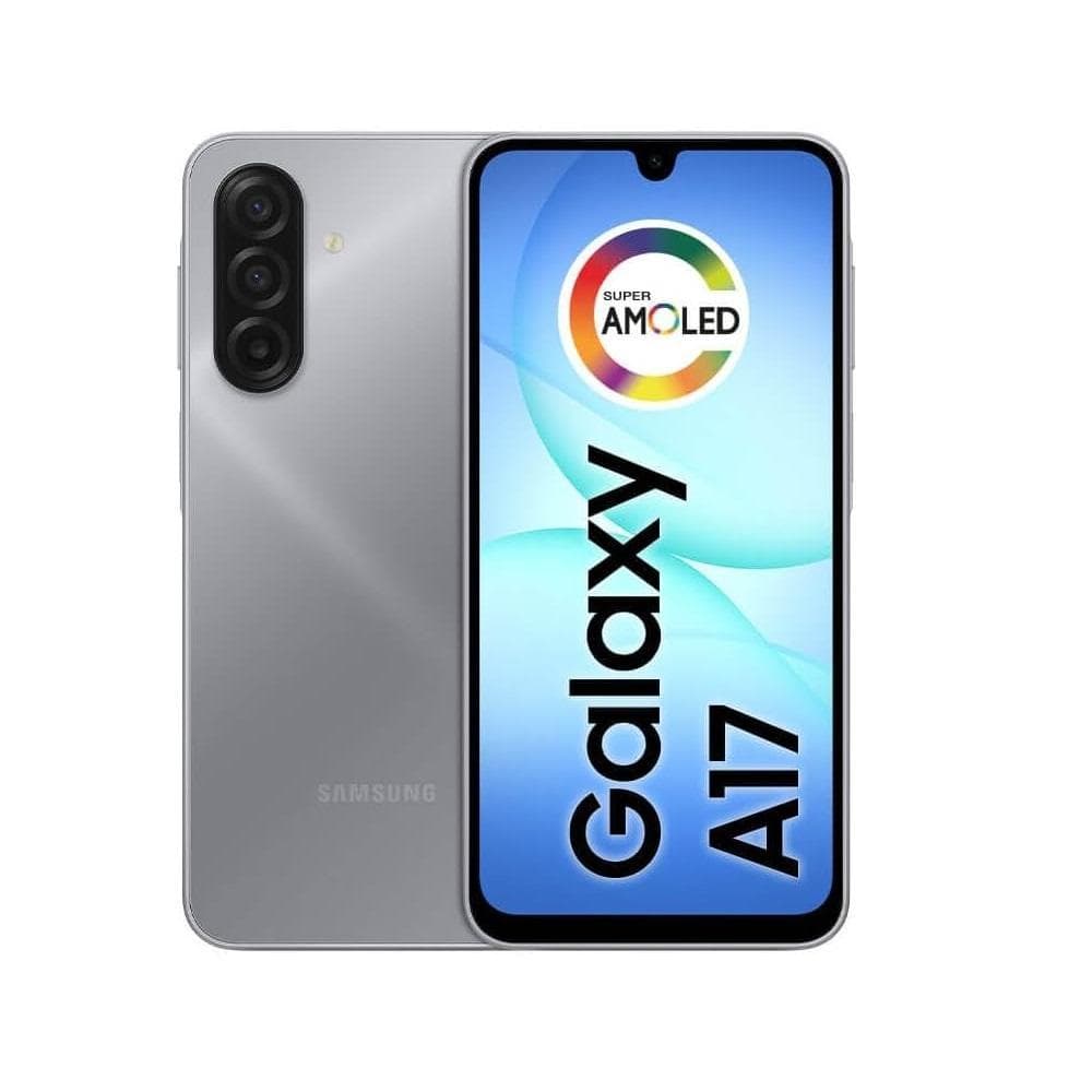 Smartphone Samsung Galaxy A17 4G 128GB 4GB RAM Câmera Tripla Traseira de até 50MP Selfie 13MP 6.7" Cinza