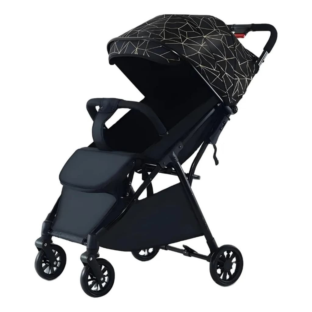 Carrinho de Bebê Passeio Zappy Slim 0 a 15Kg Black - Bubble Baby