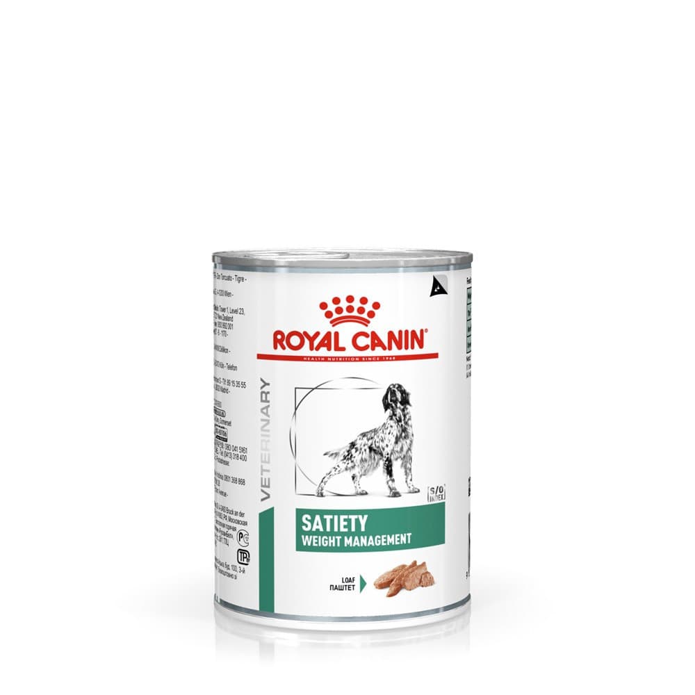 Ração Úmida para Cães Adultos com Excesso de Peso Veterinary Diet Satiety Support 410G Royal Canin