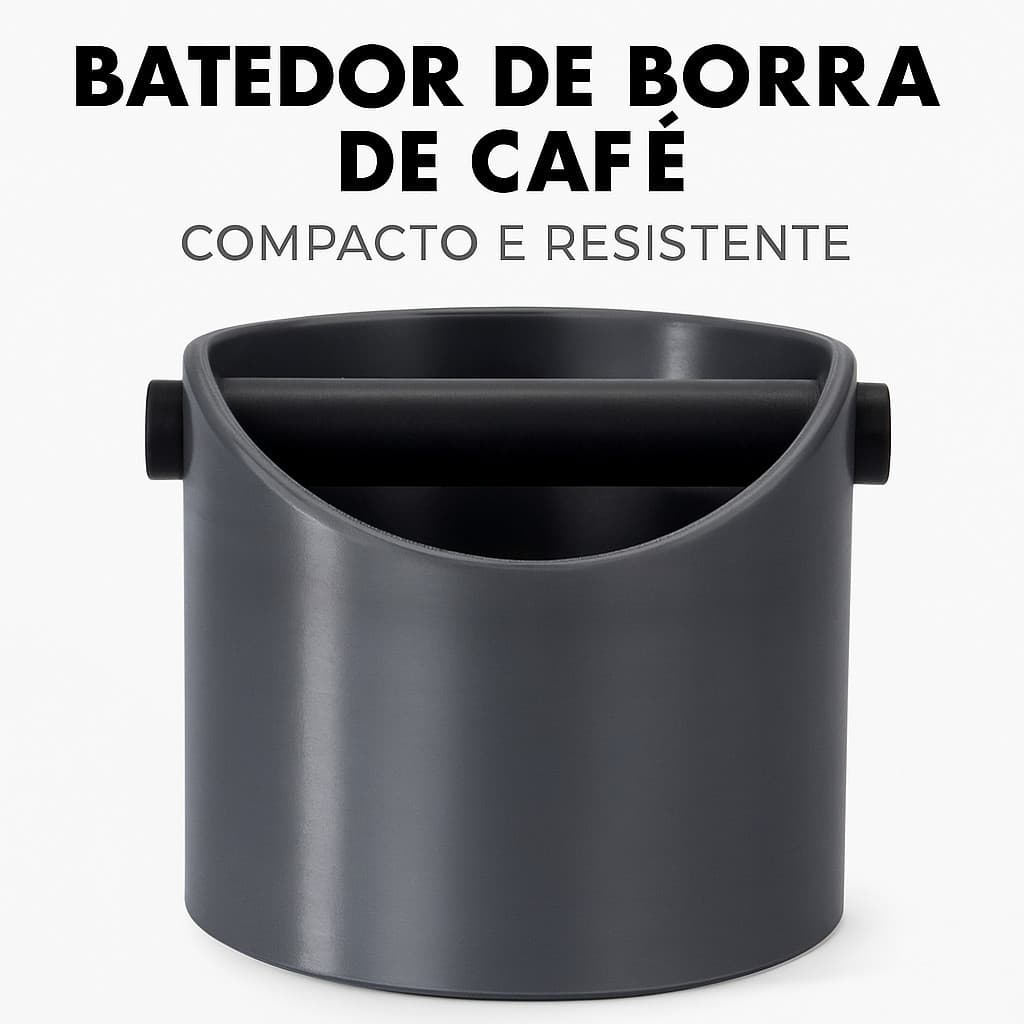 Batedor borra d café expresso - Caixa para borra d pó café - Box coffee reservatório