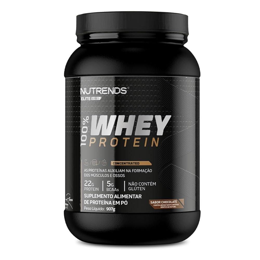 Whey Protein 100% Concentrado Chocolate 907g Nutrends