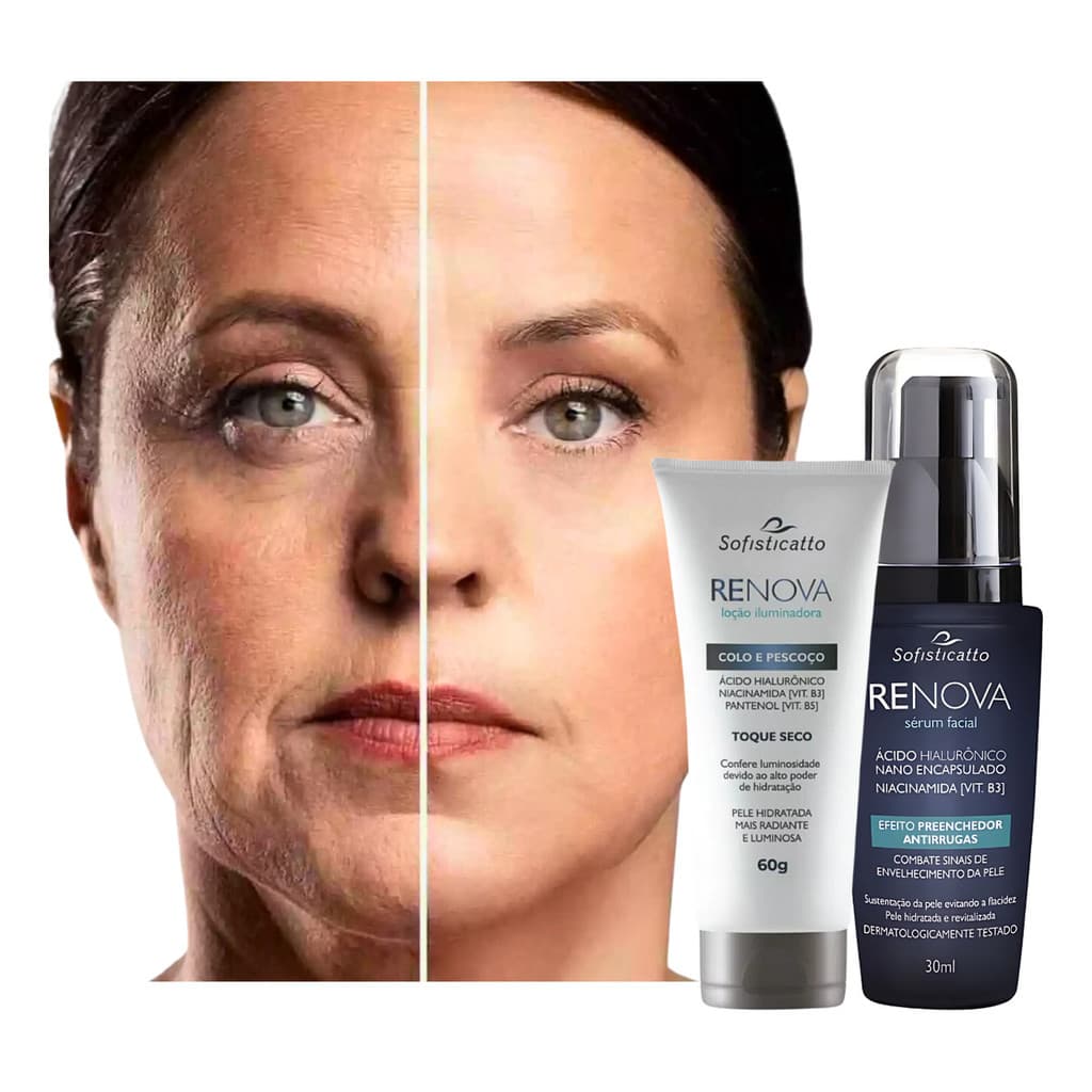 Kit Creme Tirar Rugas Profundas Rejuvenescedor Anti-idade Momento De Aplicação Dia/noite Tipo De Pele Mista