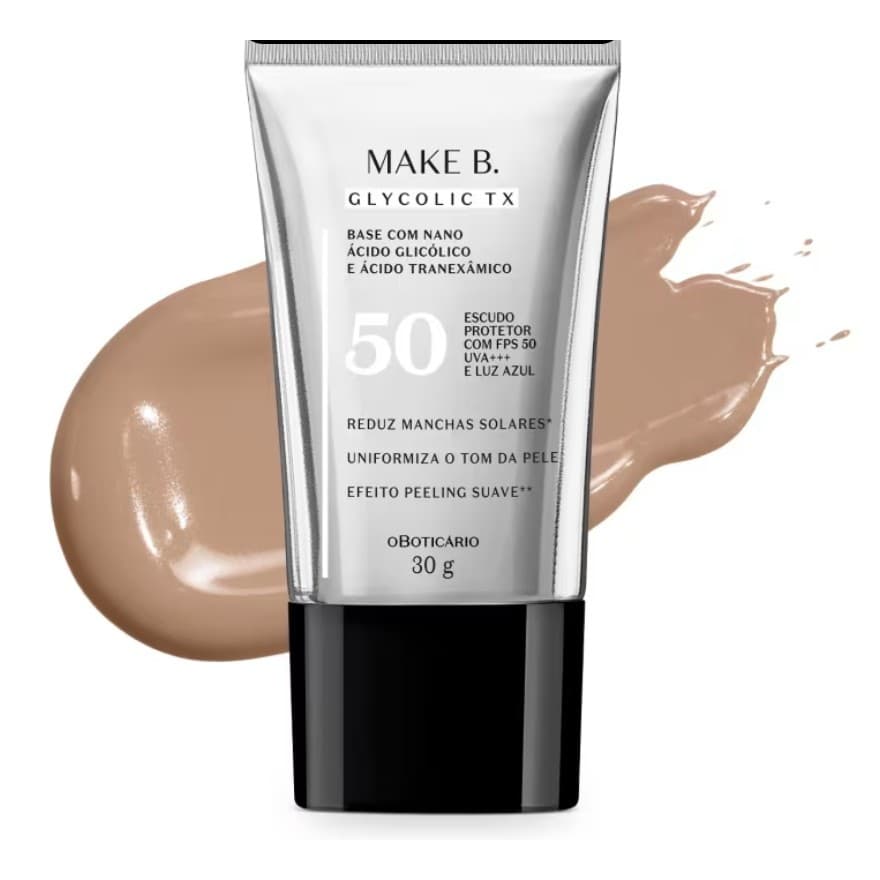 Boticário Base Líquida Make B. Glycolic TX Cor 120 30g