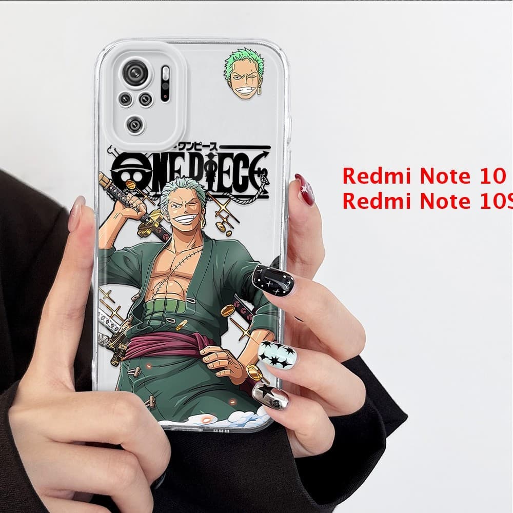 Capa Para Xiaomi Redmi Note 10 10S 4G Capinha De Silicone Macio Celular Transparente Soft Case   0074 TSY