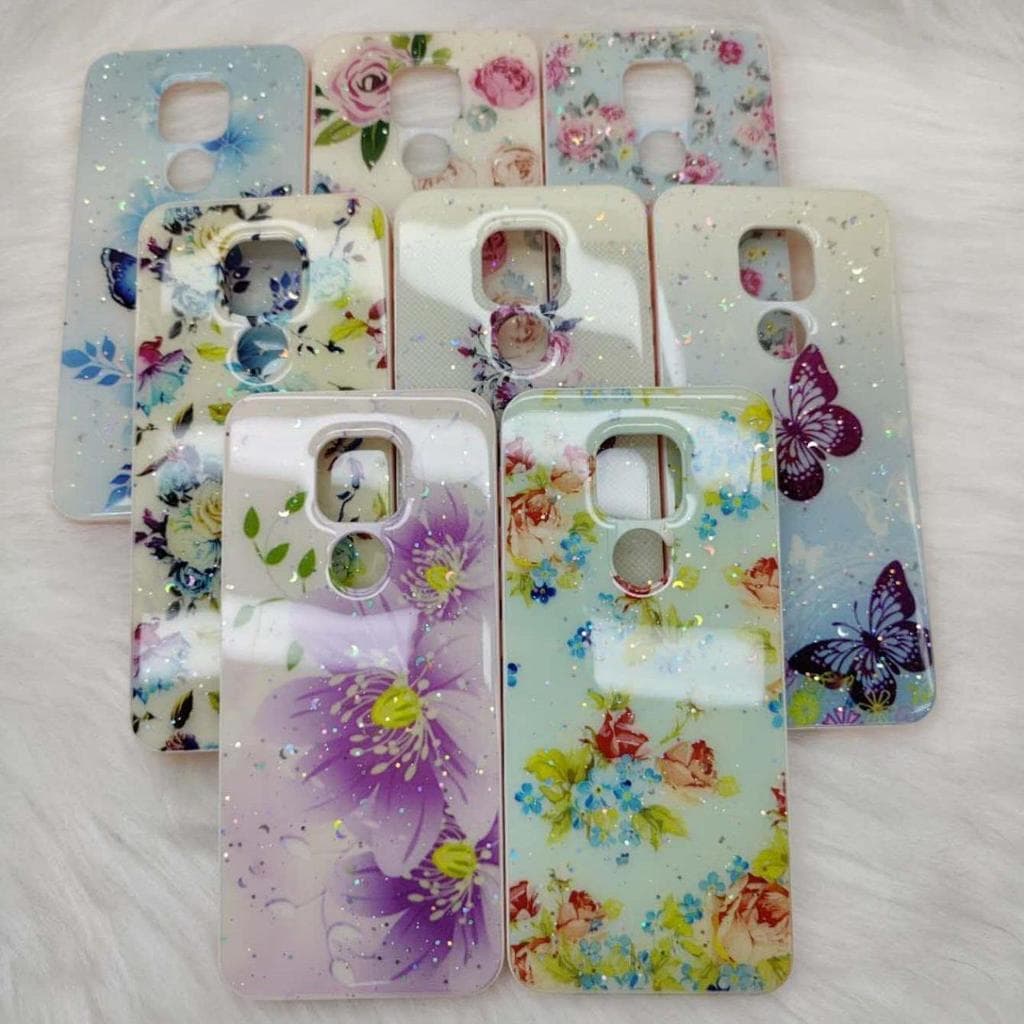 Capa Capinha de Celular Colorida brilho Para Motorola Moto G9/G9 Play/E7 Plus