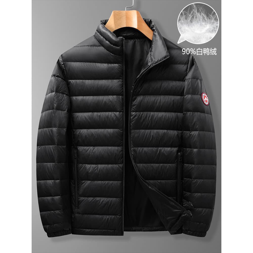 Extra grande masculino leve para baixo jaqueta inverno gola alta jaqueta quente Plus Size roupas esportivas masculinas p