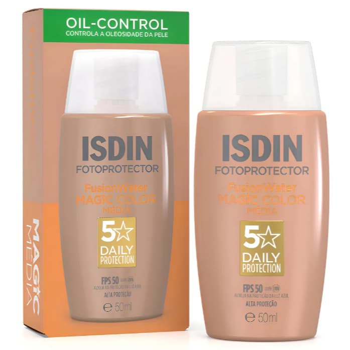 Fotoprotector ISDIN Fusion Water Média MAGIC Color FPS 50