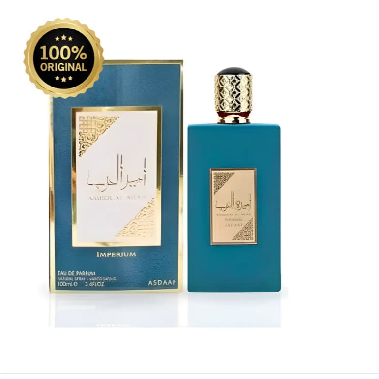 Perfume Árabe Masculino Príncipe Da Arábia Azul 100ml Original Importado Eau De Parfum Alta Fixação Longa Duração Luxo