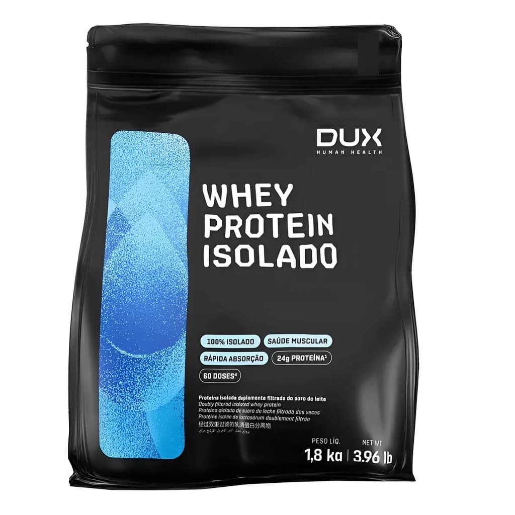 Whey Protein Isolado DUX Nutrition 1800g Chocolate Branco