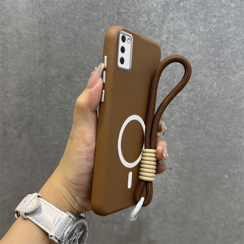 Capa 2 em 1 para SAMSUNG S20 ultra s20 plus s20 Fe samsung s20 Silicone magnético sem fio Novo estilo padrão de couro Ca