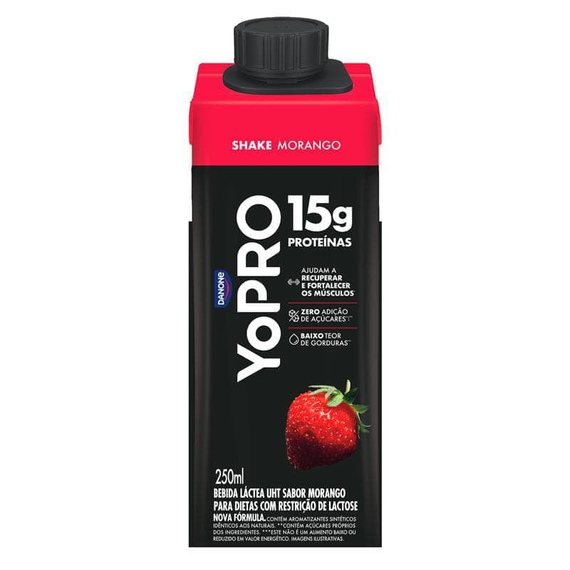 Bebida Láctea YoPRO Sabor Morango 250ml