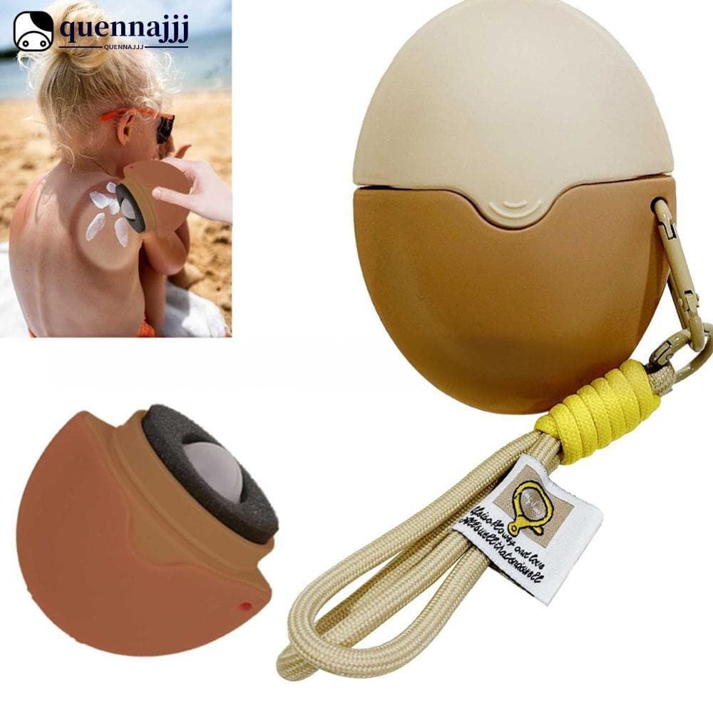 QUENNA Destacável Silicone Protetor Solar Aplicador Rolo De Loção De Ergonômico Ferramenta Cuidados Com A Pele Auto-Cuid