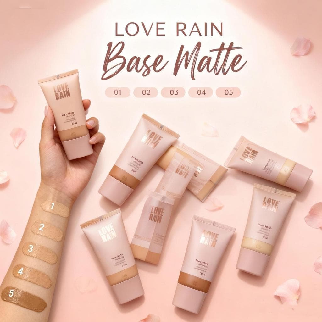 Alisamento brasil Base Líquida Matte Alta Cobertura Longa Duração Oil Free Controle de Oleosidade