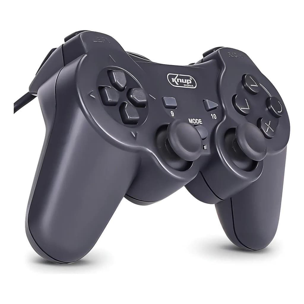CONTROLE JOYSTICK VIDEO GAME USB PARA PC (KP-CN701/S) KNUP