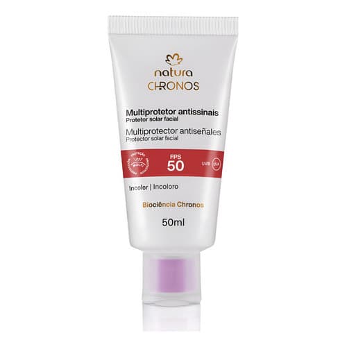 Natura Chronos 50ml Multiprotetor Facial Antissinais Fps 50 