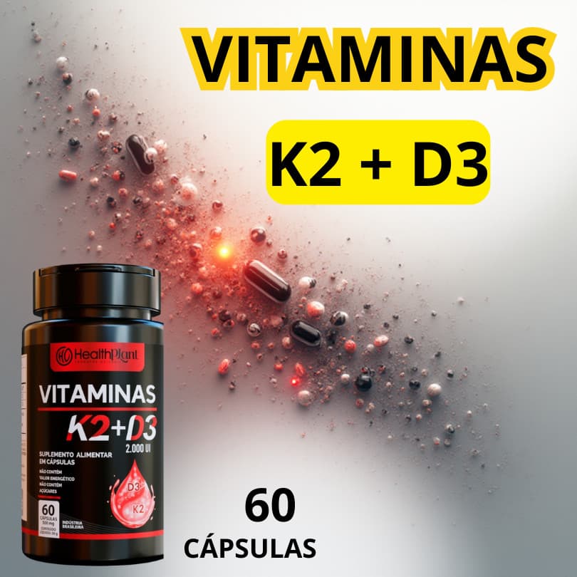 VITAMINAS K2 + D3 100% ORIGINAL CAPSULAS GELATINOSA