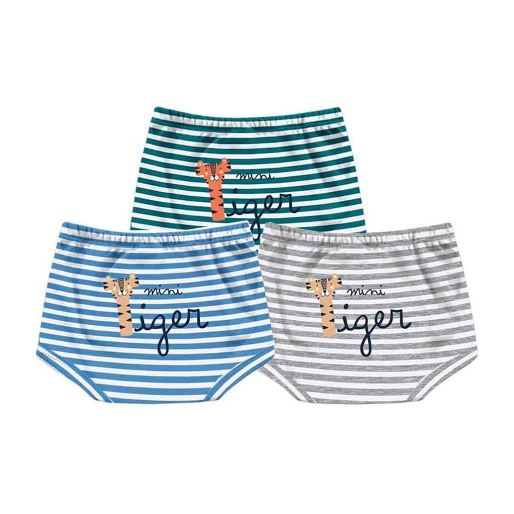 Short Cobre Fralda Suedine Listrado Bebê Menino Mini Tiger - Kiko Baby