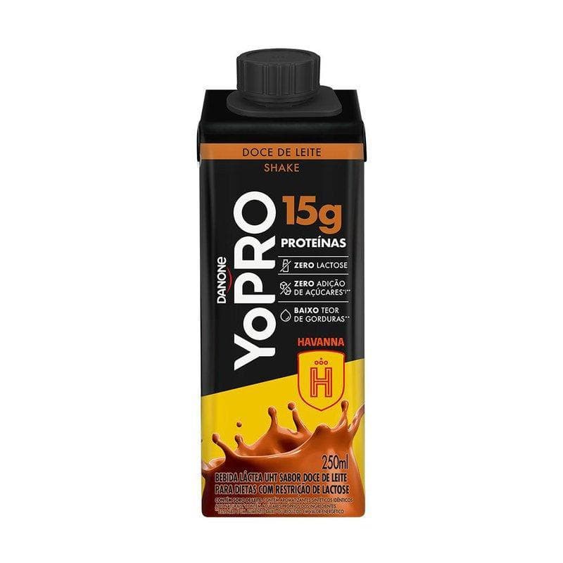 Bebida Láctea YoPro Danone Sabor Doce de Leite Havanna 250ml