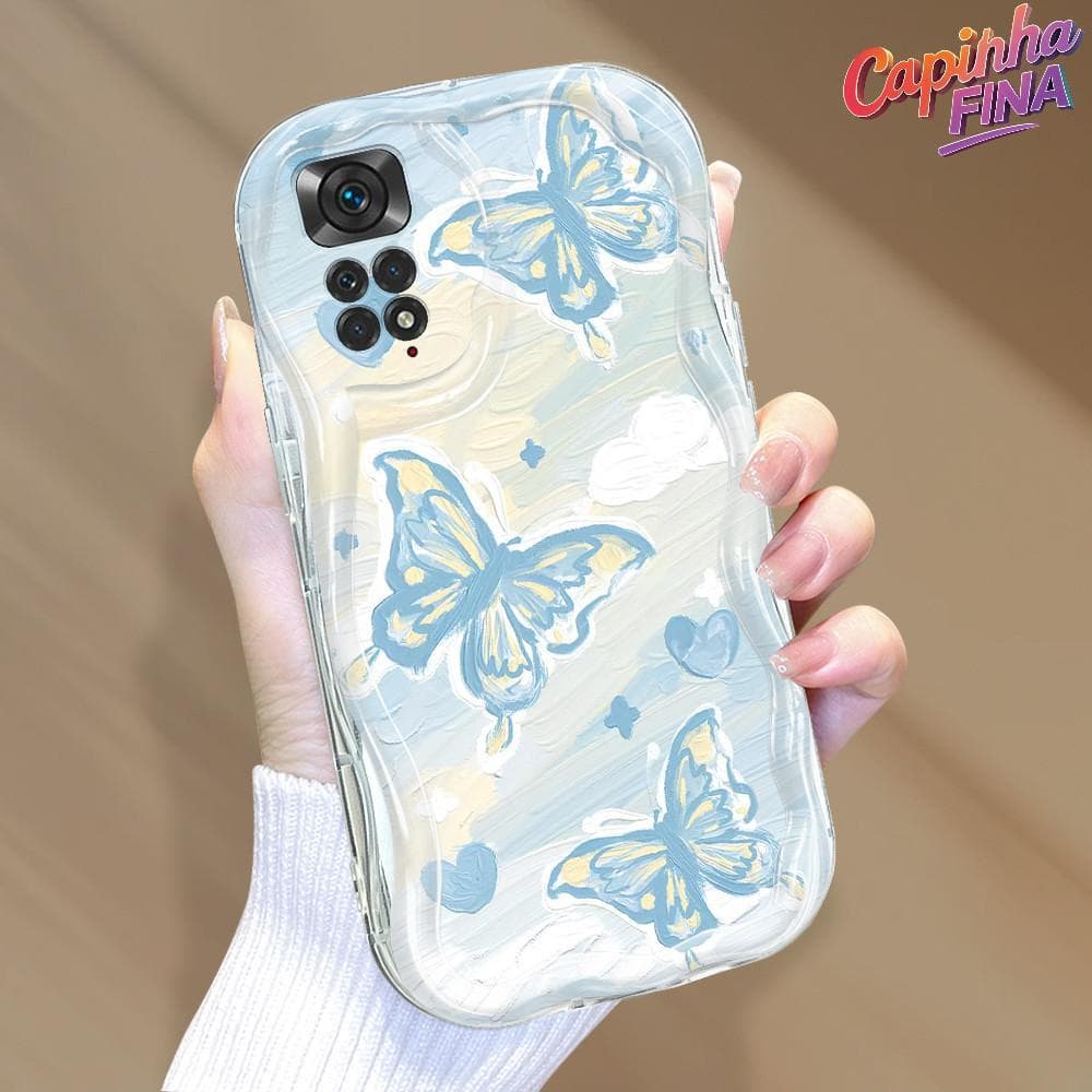 Capa Para Xiaomi Redmi Note 11 11S Capinha De Silicone Macia Celular Protetora Textura Com Creme 3299 Case NYW