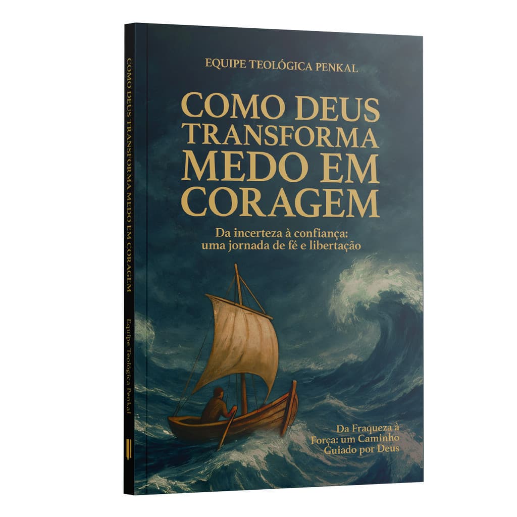 Livro Como Deus Transforma o Medo em Coragem | Da Incerteza à Confiança em Deus | Equipe Teológica Penkal