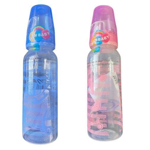 Mamadeira 240ml Bico Macio Redondo de Silicone