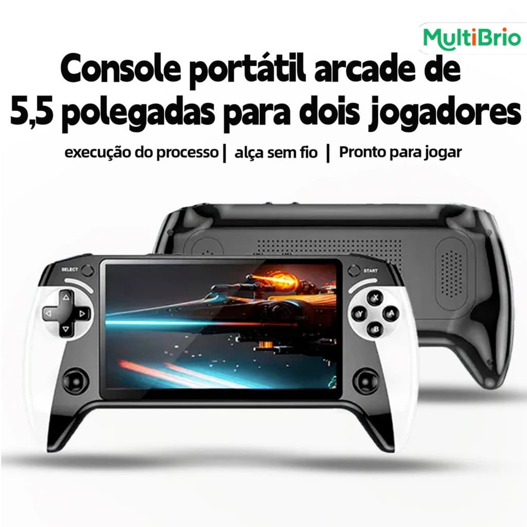 Videogame Stick M15 Pro 2026 Novo 4k64gb Hdmi com controle de fio + jogo de 20mil