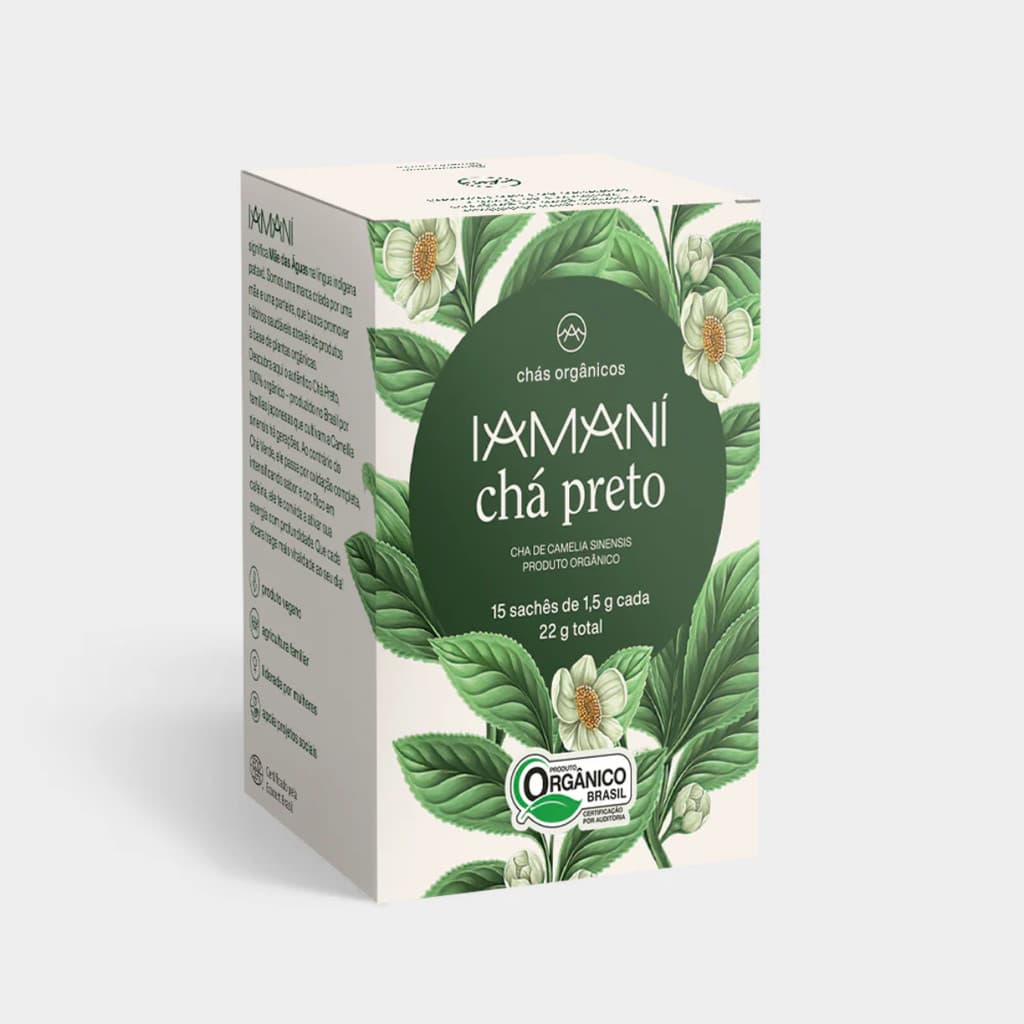 Iamaní Chá Preto Orgânico Orgânico - 15 Sachês