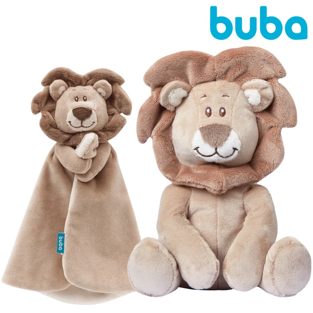 Naninha Buba Safari Premium Bebê e Pelucia Kit Conjunto Infantil Presente Enxoval - Envio Imediato
