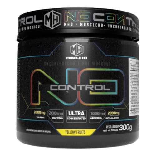 Pré-treino No Control Muscle Hd 300g Ultra Concentrado