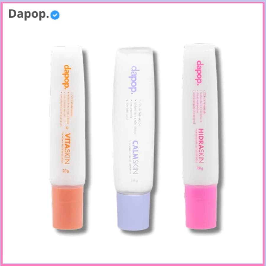 Hidratante Facial 72hs CalmSkin | HidraSkin Dapop - Com Niacinamida e Rosa Mosqueta - Toque Seco