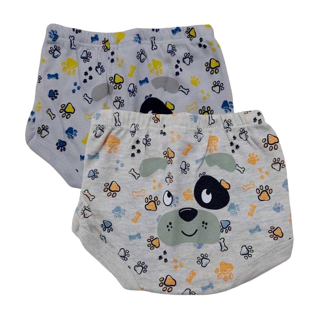 Short Cobre Fralda Suedine Bebê Menino Cachorrinho - Kiko Baby