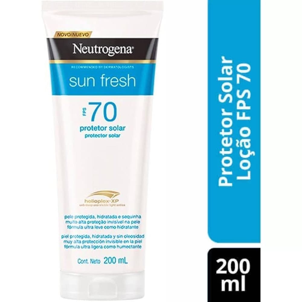 Protetor Solar Neutrogena Sun Fresh Fps70 200ml