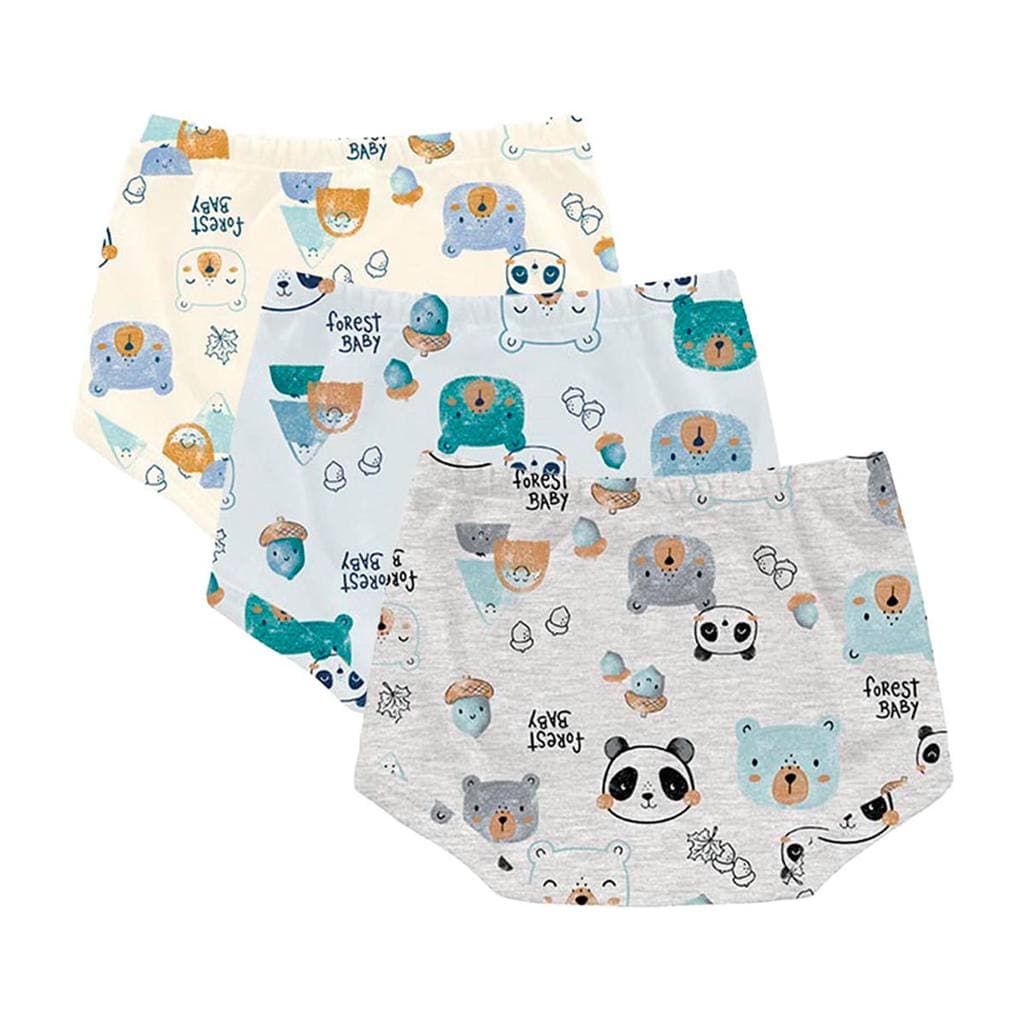 Short Cobre Fralda Bebê Menino em Suedine Bichinhos - Kiko Baby