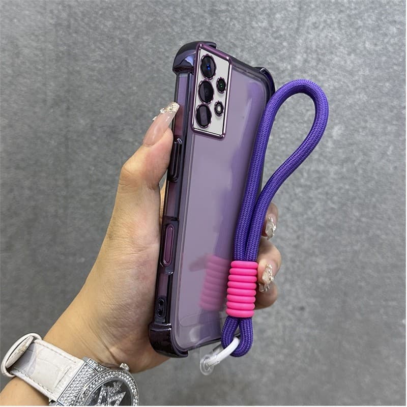 Capa ZXCD para SAMSUNG a52 samsung a52s 5g Capa de telefone Transparente à prova de choque Capa protetora para câmera No