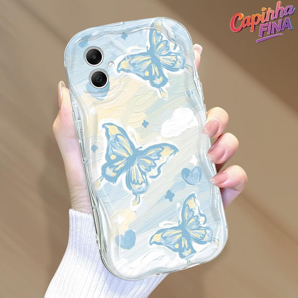 Capa Para Samsung Galaxy A05 Capinha De Silicone Macia Celular Protetora Textura Com Creme 3299 Case NYW