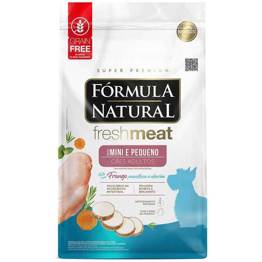 Racao Formula Natural Caes Fresh Meat Adulto Racas Mini E Pequenas 10,1Kg