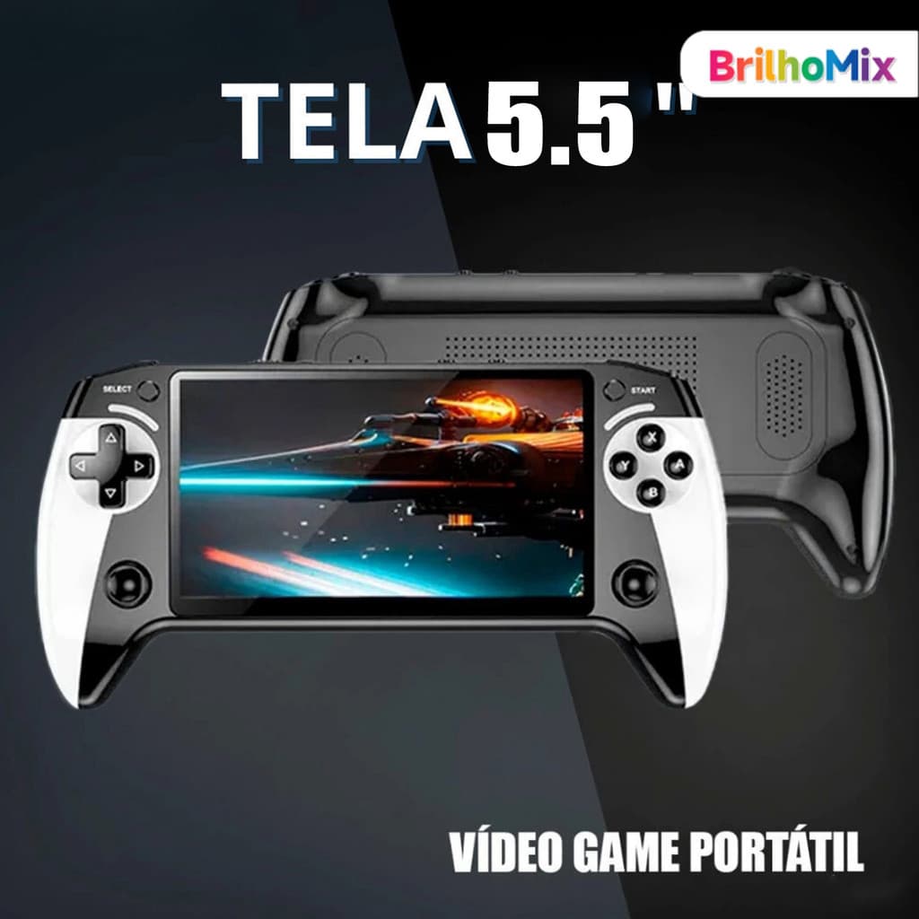 Controle sem fio de 64 GB + jogo 20mil 2026 Novo bastão de videogame M15 Pro4k