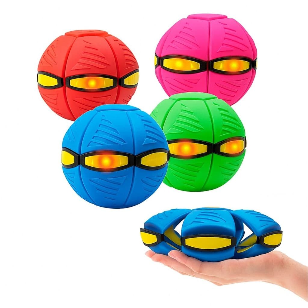 Bola Magica Voadora Maluca Disco Frisbee Brinquedo Pet 